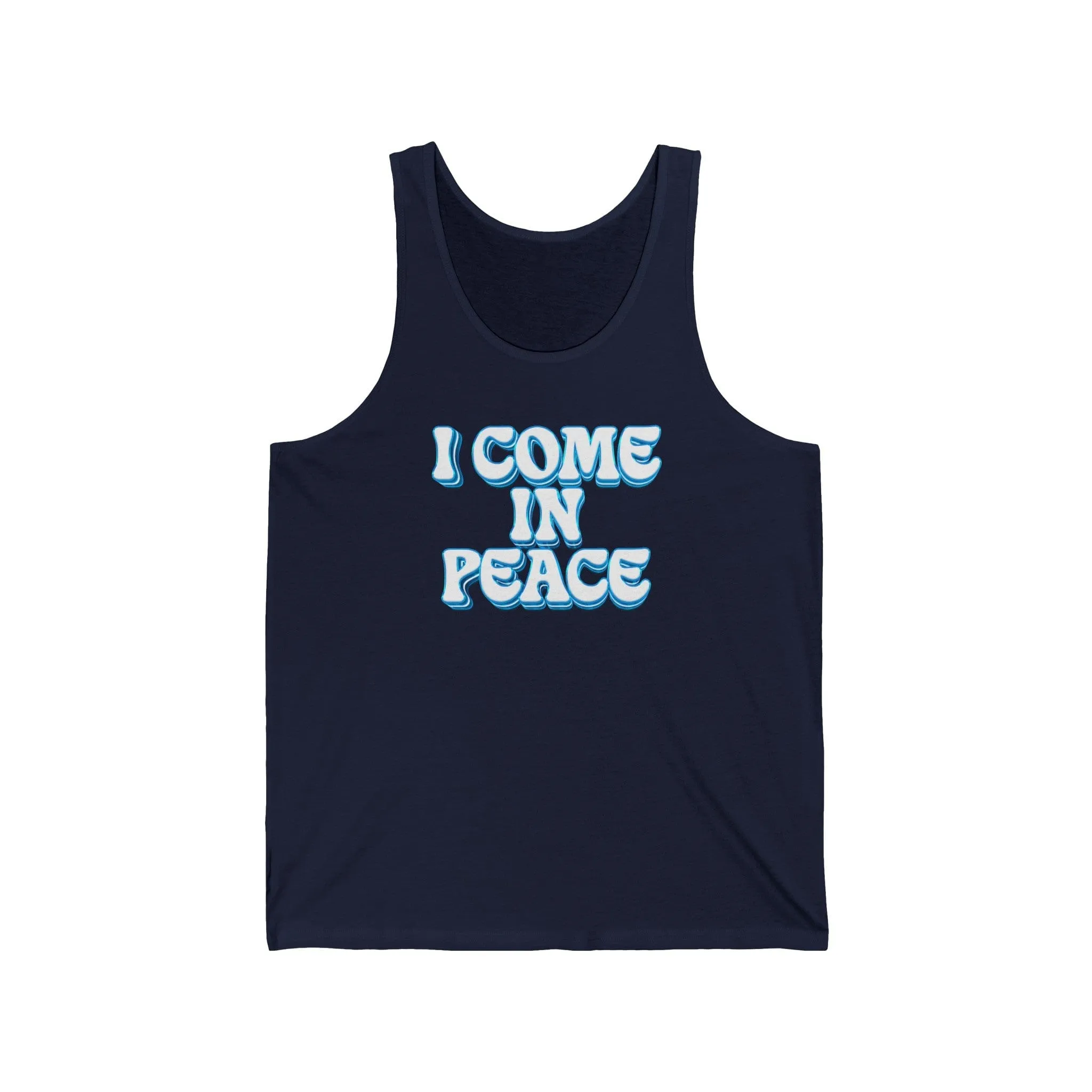I Come In Peace Men's Tank