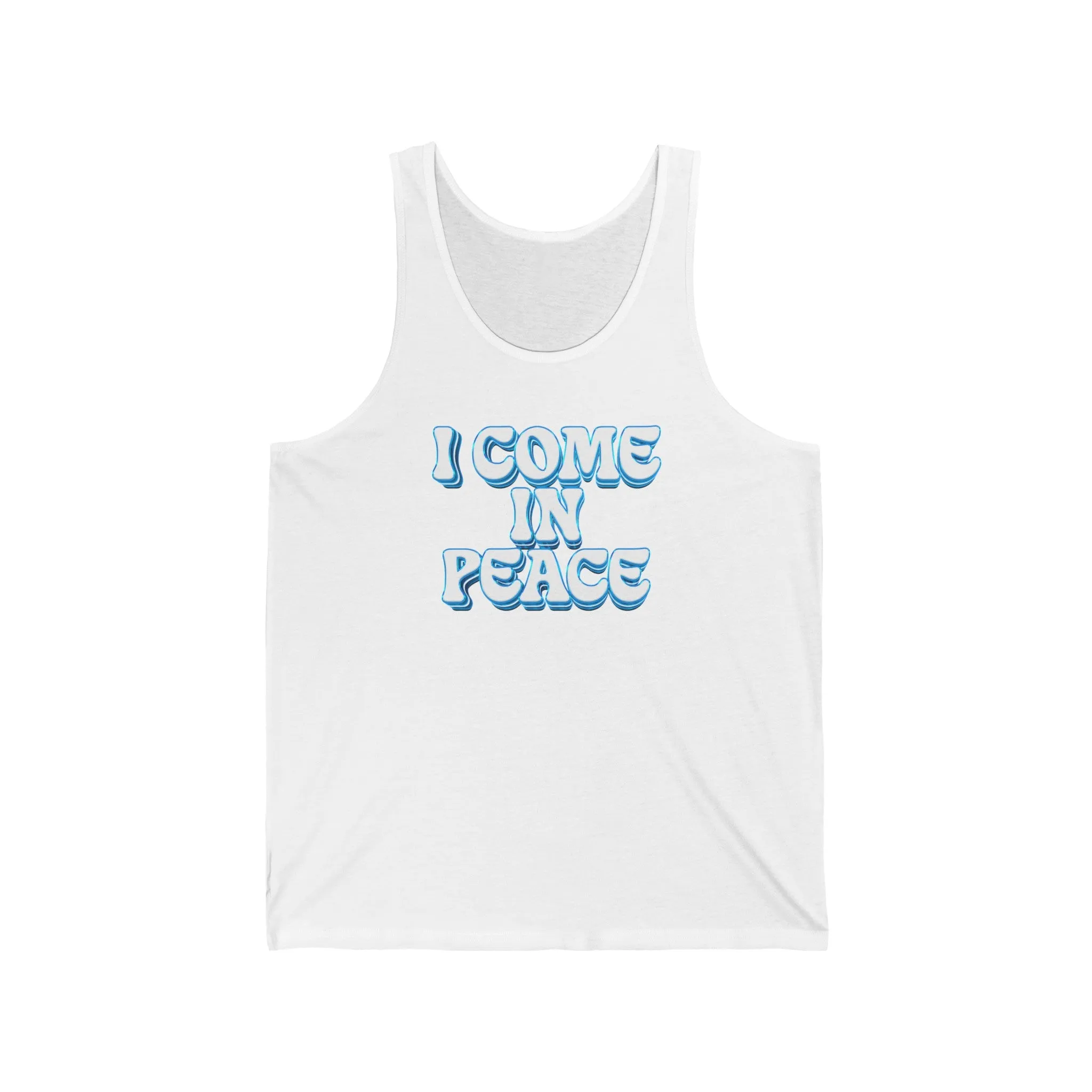 I Come In Peace Men's Tank