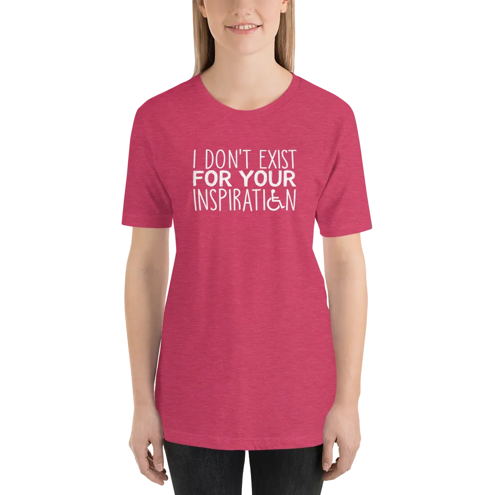 I Don't Exist for Your Inspiration (Dark Color Shirts)