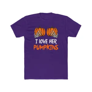 I Love her Pumpkins | Purple Deluxe Unisex Tee