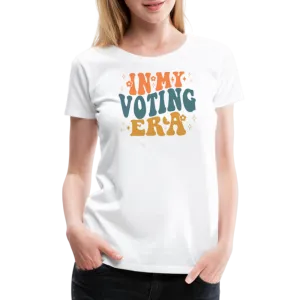 “In My Voting Era”-Women’s Premium T-Shirt