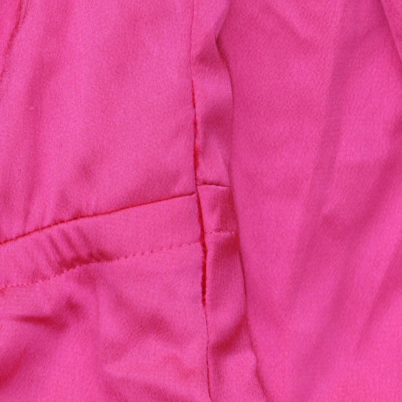 Inc International Concepts Surplice-Neck Smocked-Cuff Maxi Dress Electric Pink 2