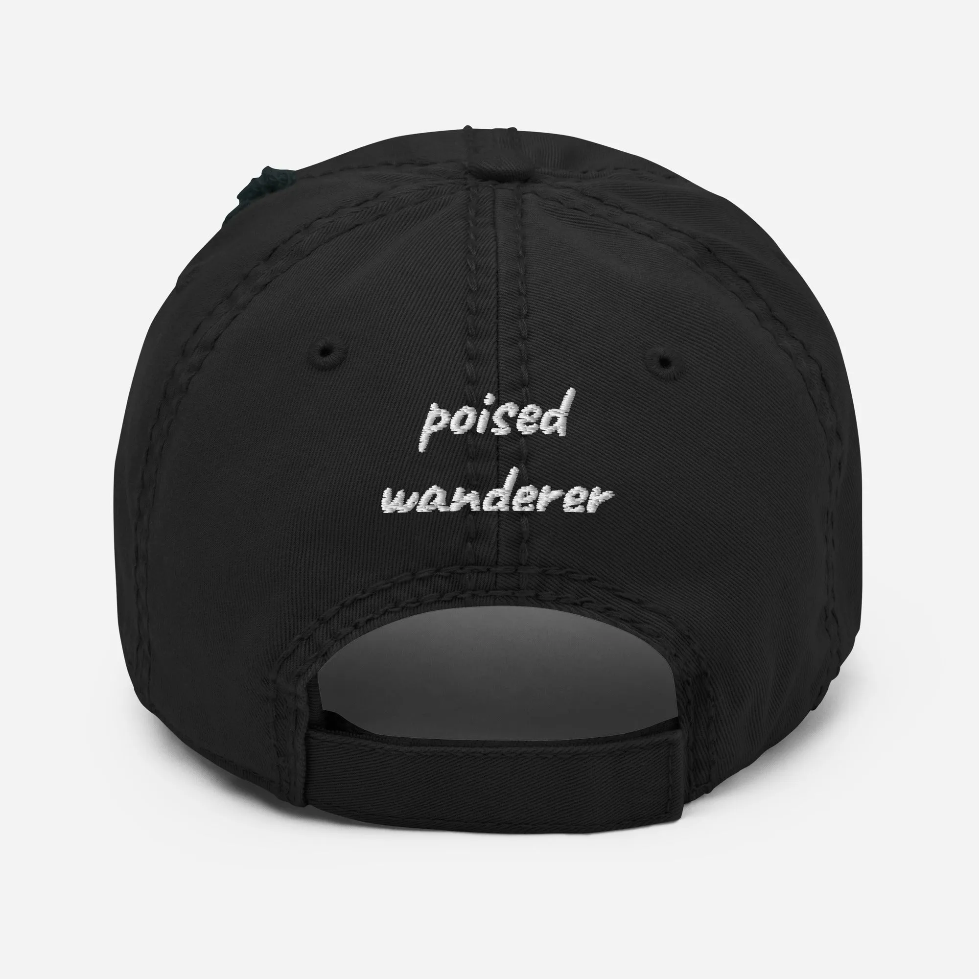 It's In Your Blood Black Distressed Hat