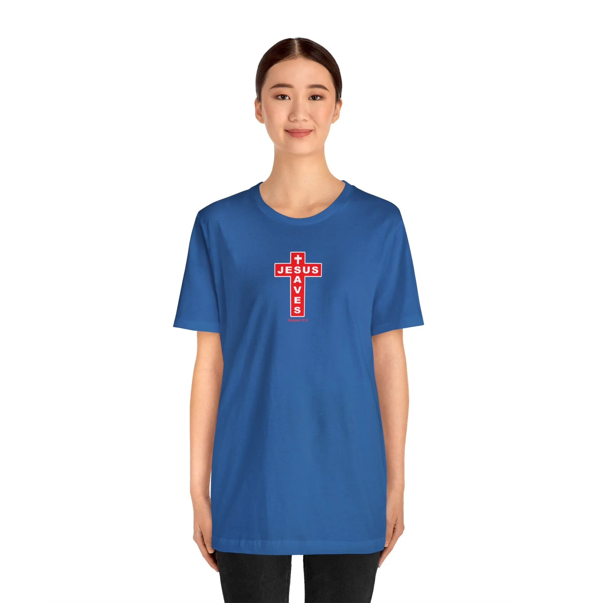 Jesus Saves Men Unisex Jersey Short Sleeve Tee