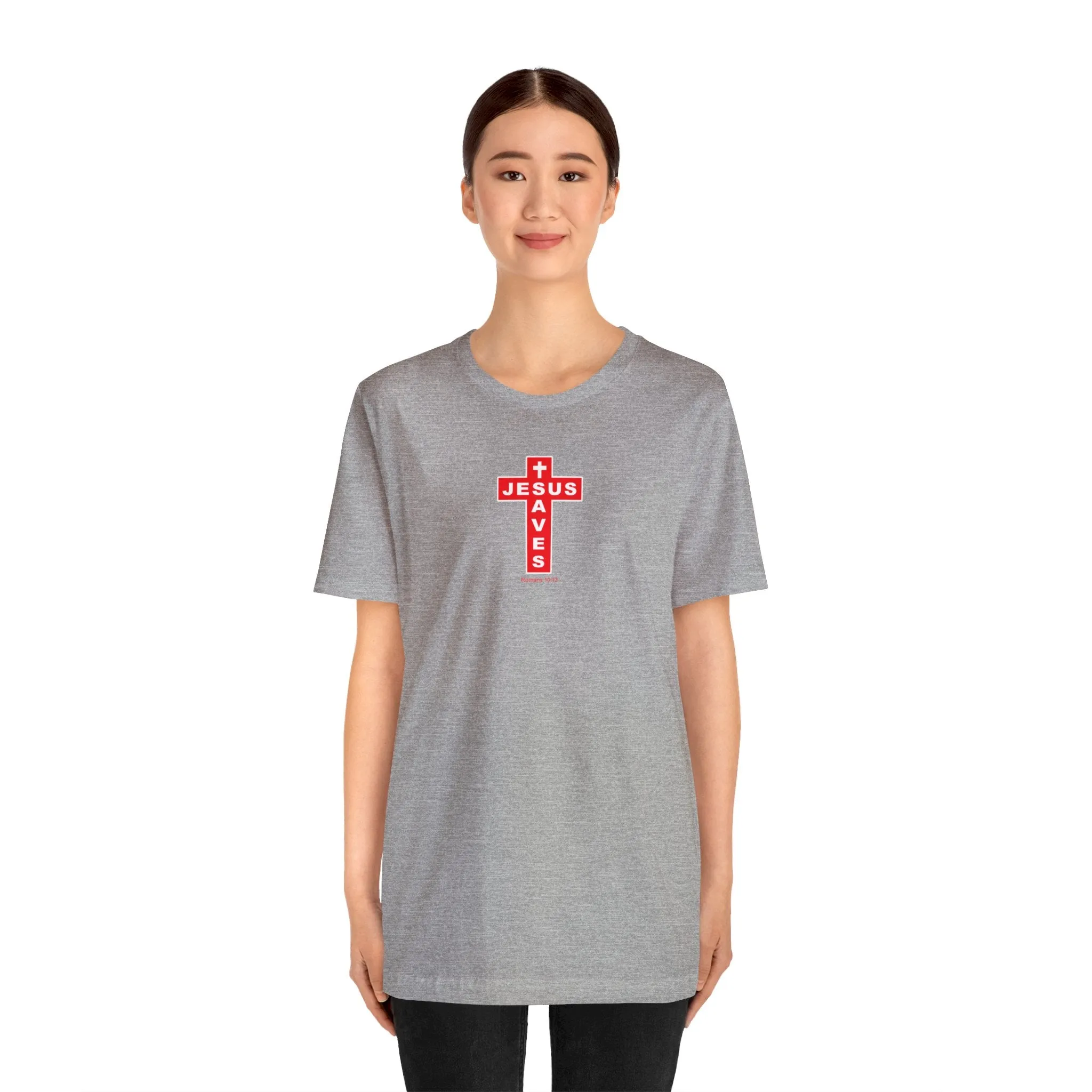 Jesus Saves Men Unisex Jersey Short Sleeve Tee