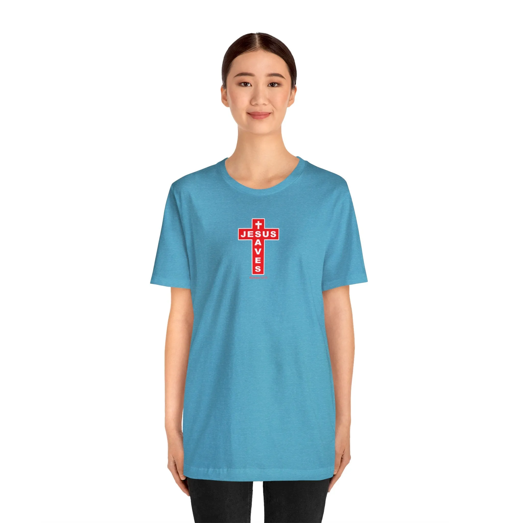 Jesus Saves Men Unisex Jersey Short Sleeve Tee