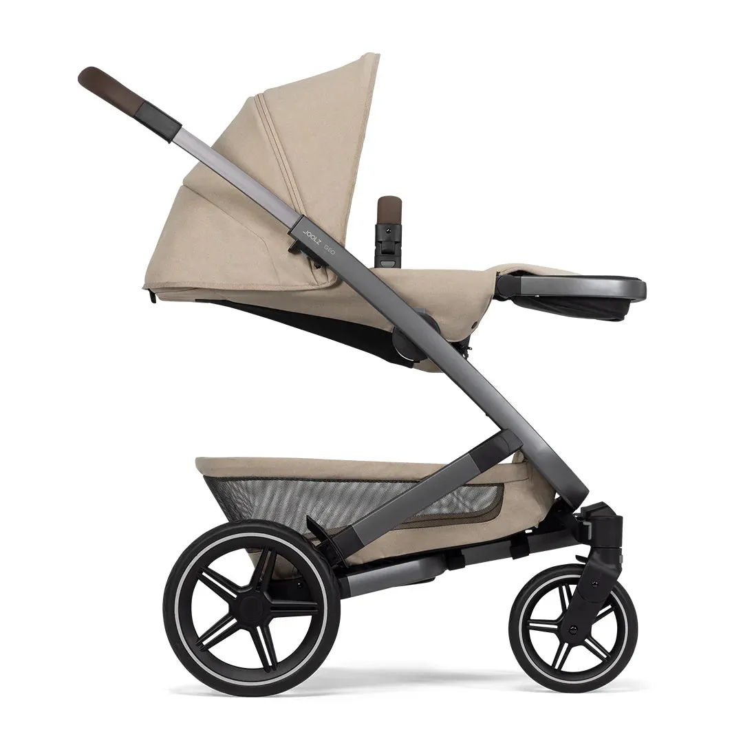 Joolz Geo3 Classic Bundle - Sandy Taupe with Cybex Cloud T i-Size Car Seat and Rotating Base T
