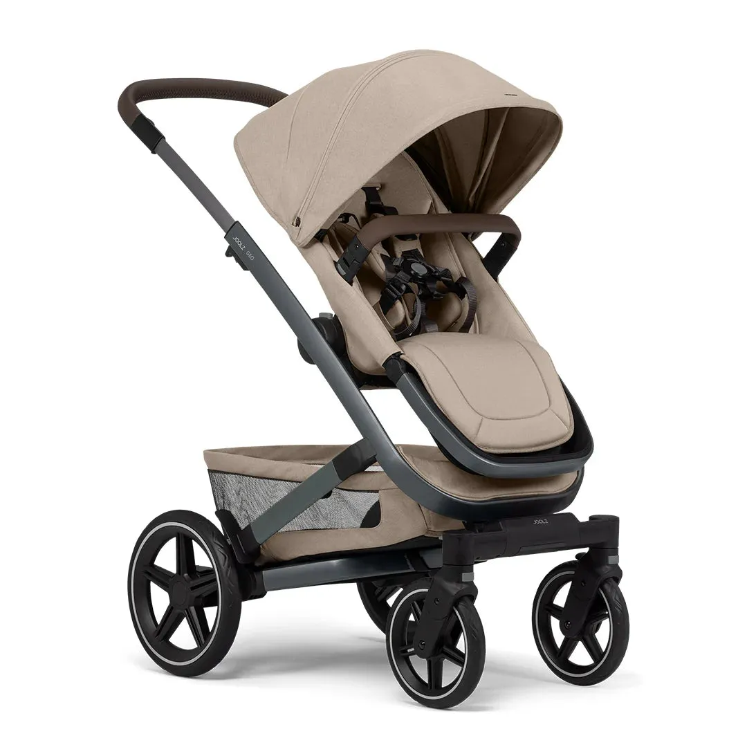 Joolz Geo3 Classic Bundle - Sandy Taupe with Cybex Cloud T i-Size Car Seat and Rotating Base T