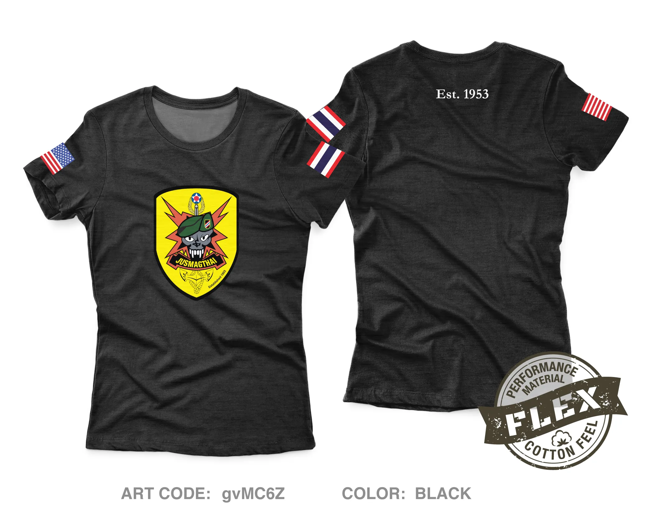 JUSMAGTHAI Women's SS Flex Performance Tee - gvMC6Z