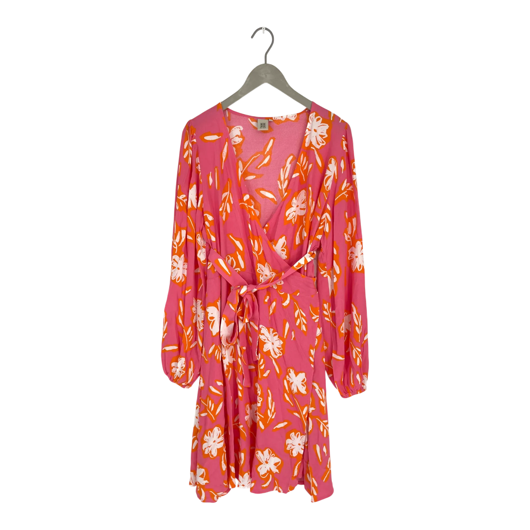 Kaiko flowy wrap dress, flower | woman M