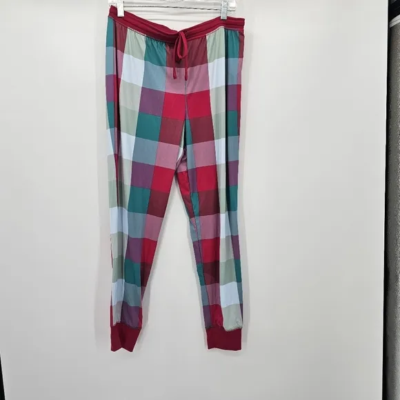 Kate Spade Pajama Set Henley Jogger w/ Mask Long Sleeve Lounge Set Size L New