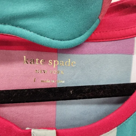 Kate Spade Pajama Set Henley Jogger w/ Mask Long Sleeve Lounge Set Size L New