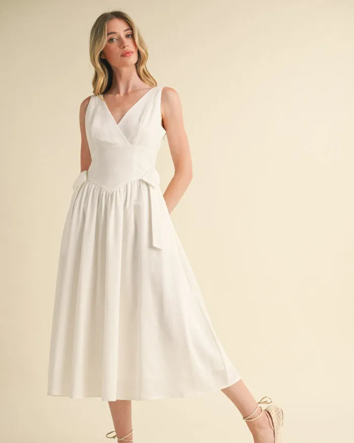 Kathryn Tie Wrap Dress