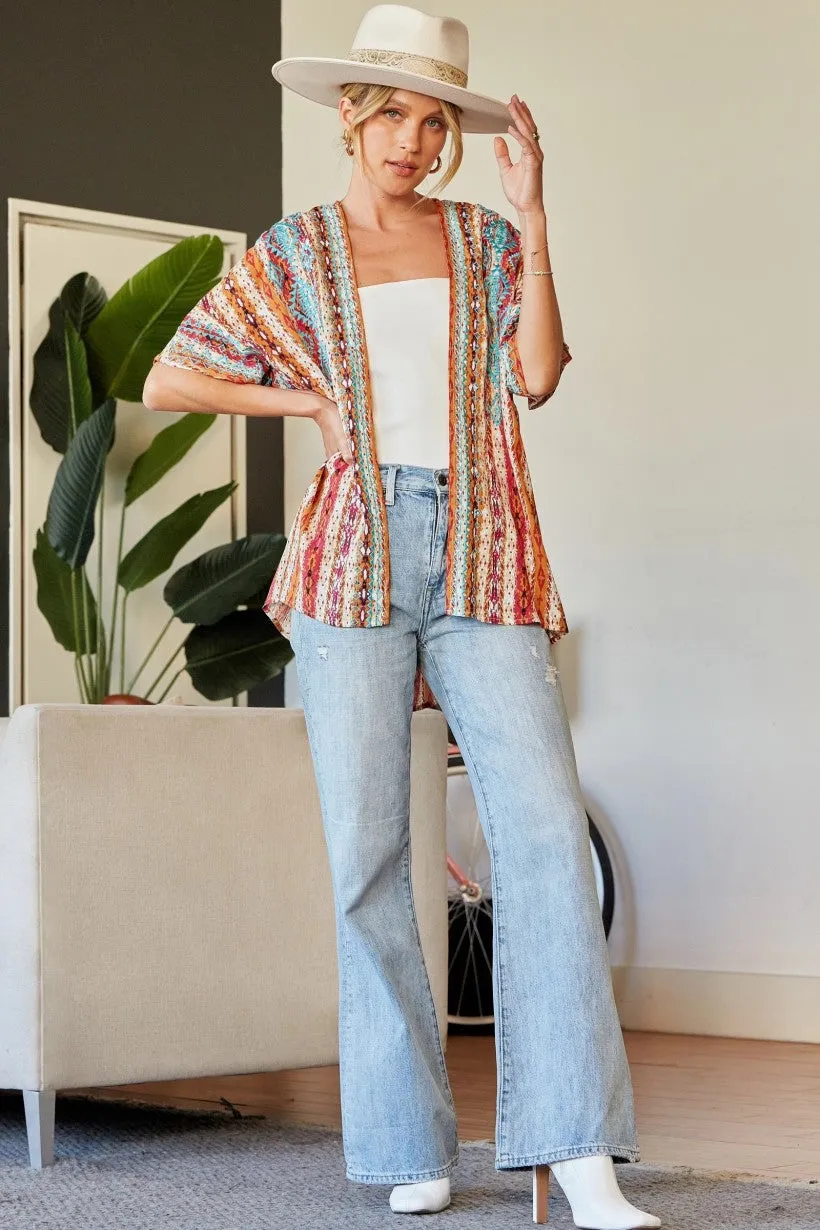 Kema Embroidered Kimono