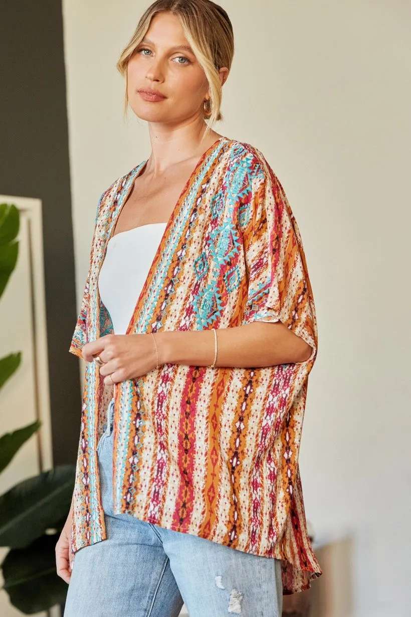 Kema Embroidered Kimono