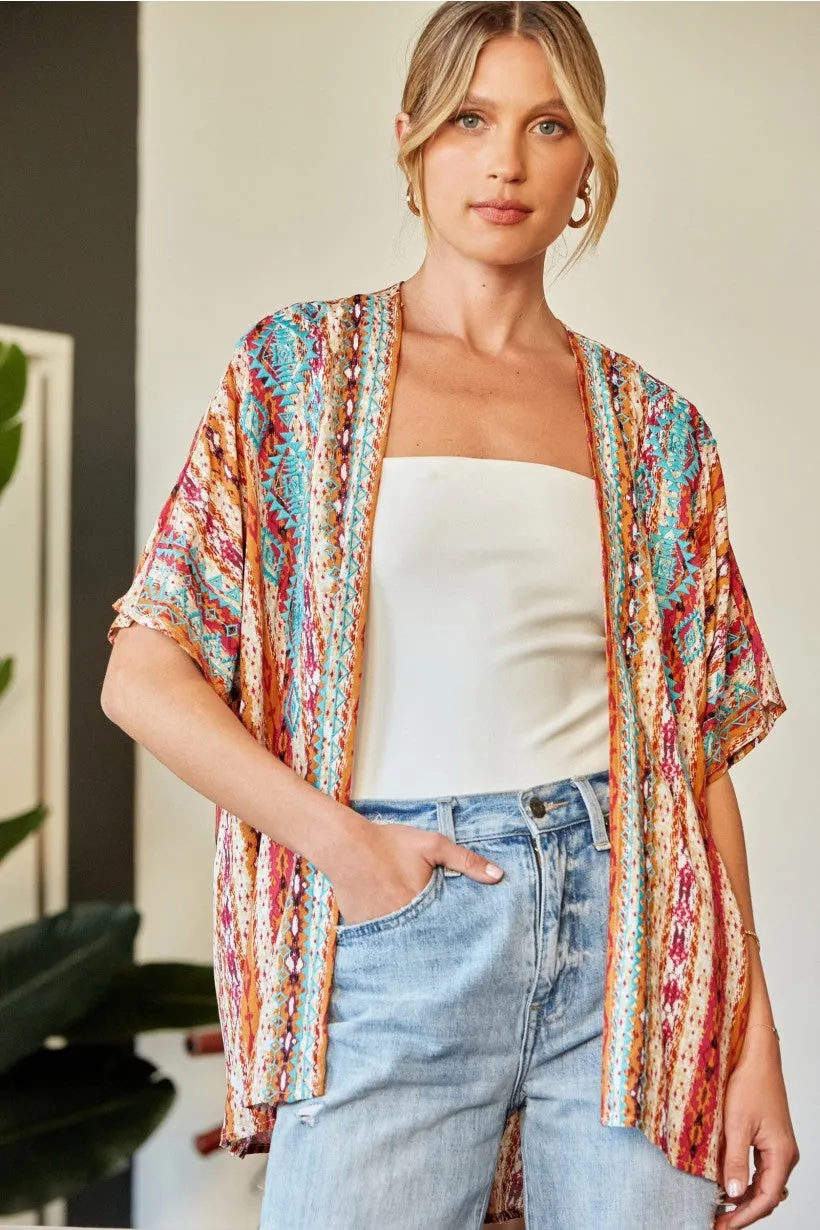 Kema Embroidered Kimono