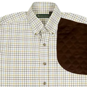 Kevin's Moss Green Tattersall Performance Left Hand Long Sleeve Shooting Shirt