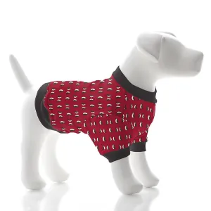 KicKee Pants Print Dog Tee (Crimson Penguins) - FINAL SALE