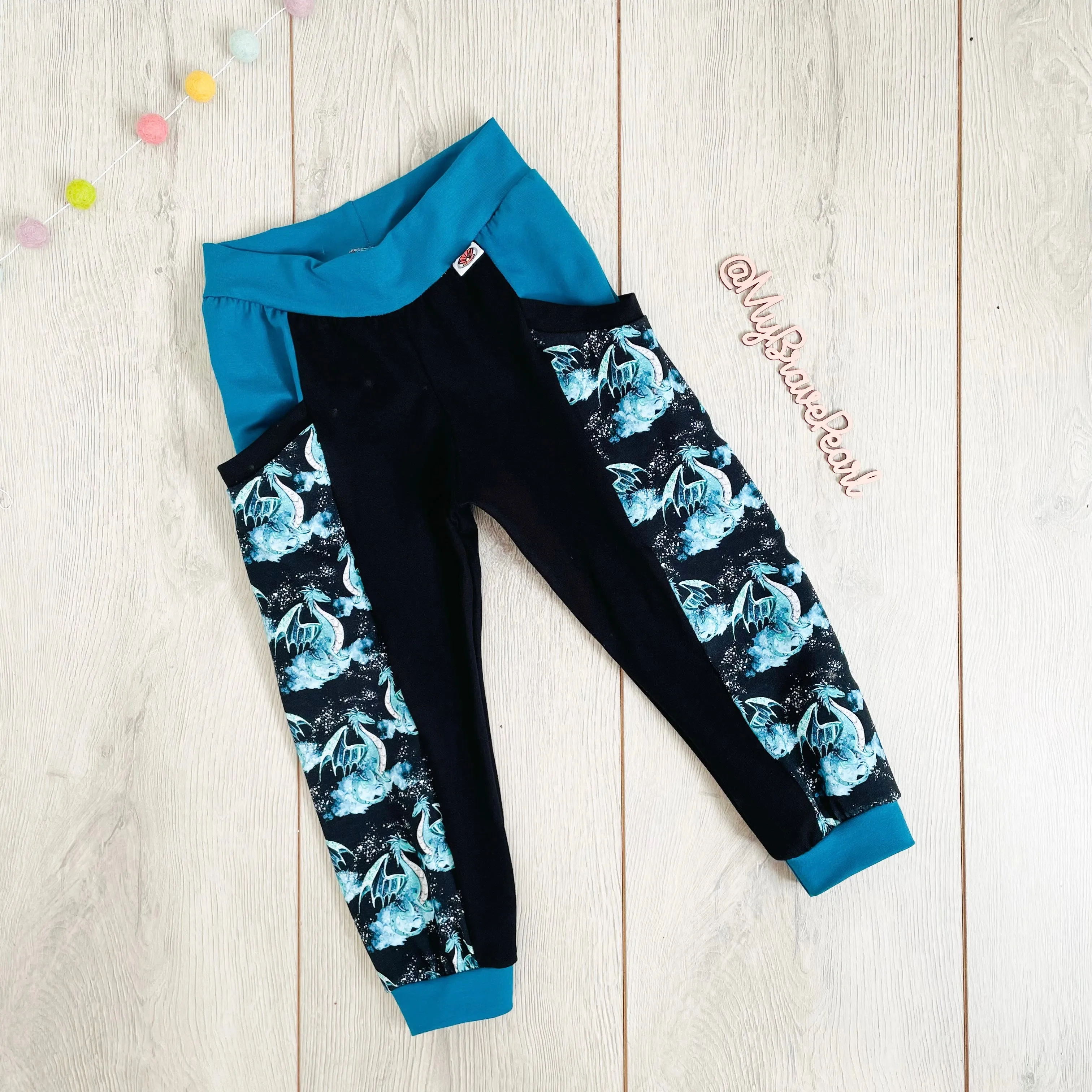 Kids Capri Length Pocket Jogger Shorts