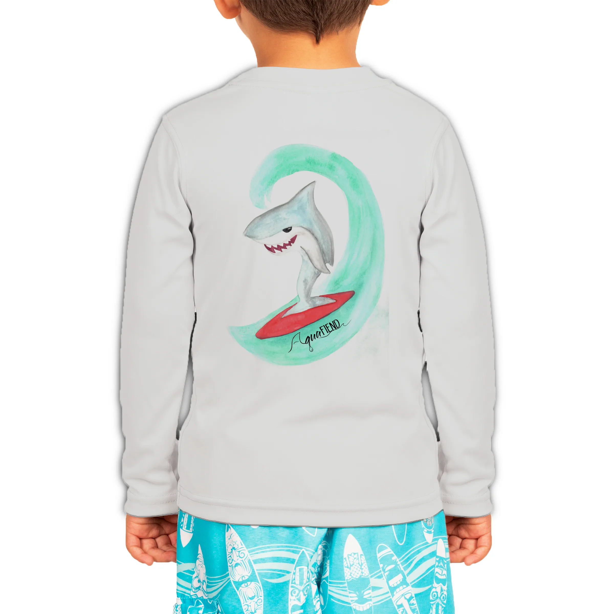 Kids Surfin' Shark Long Sleeve