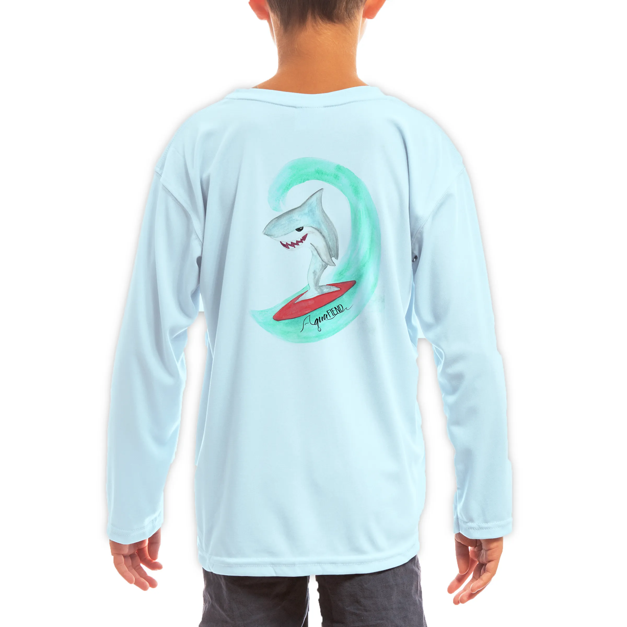 Kids Surfin' Shark Long Sleeve