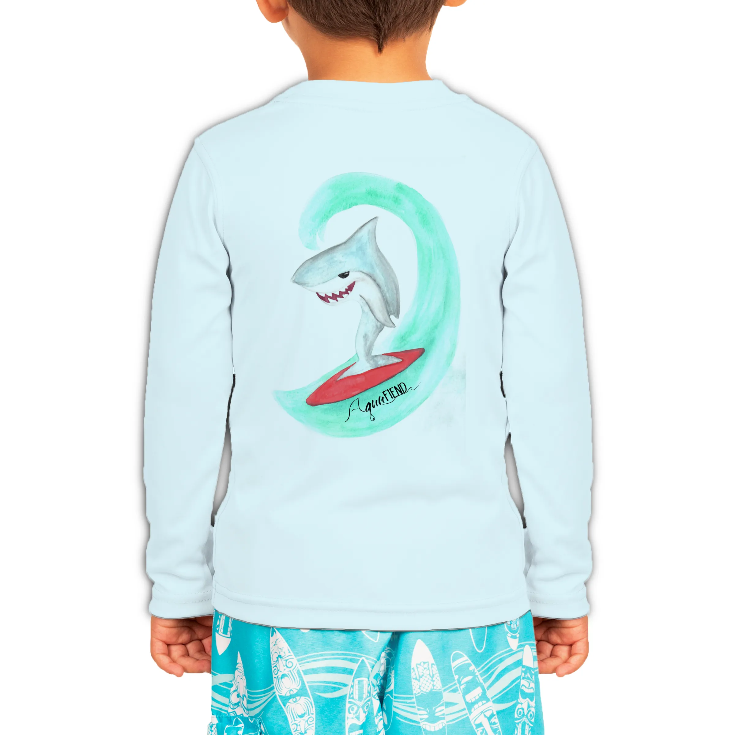 Kids Surfin' Shark Long Sleeve