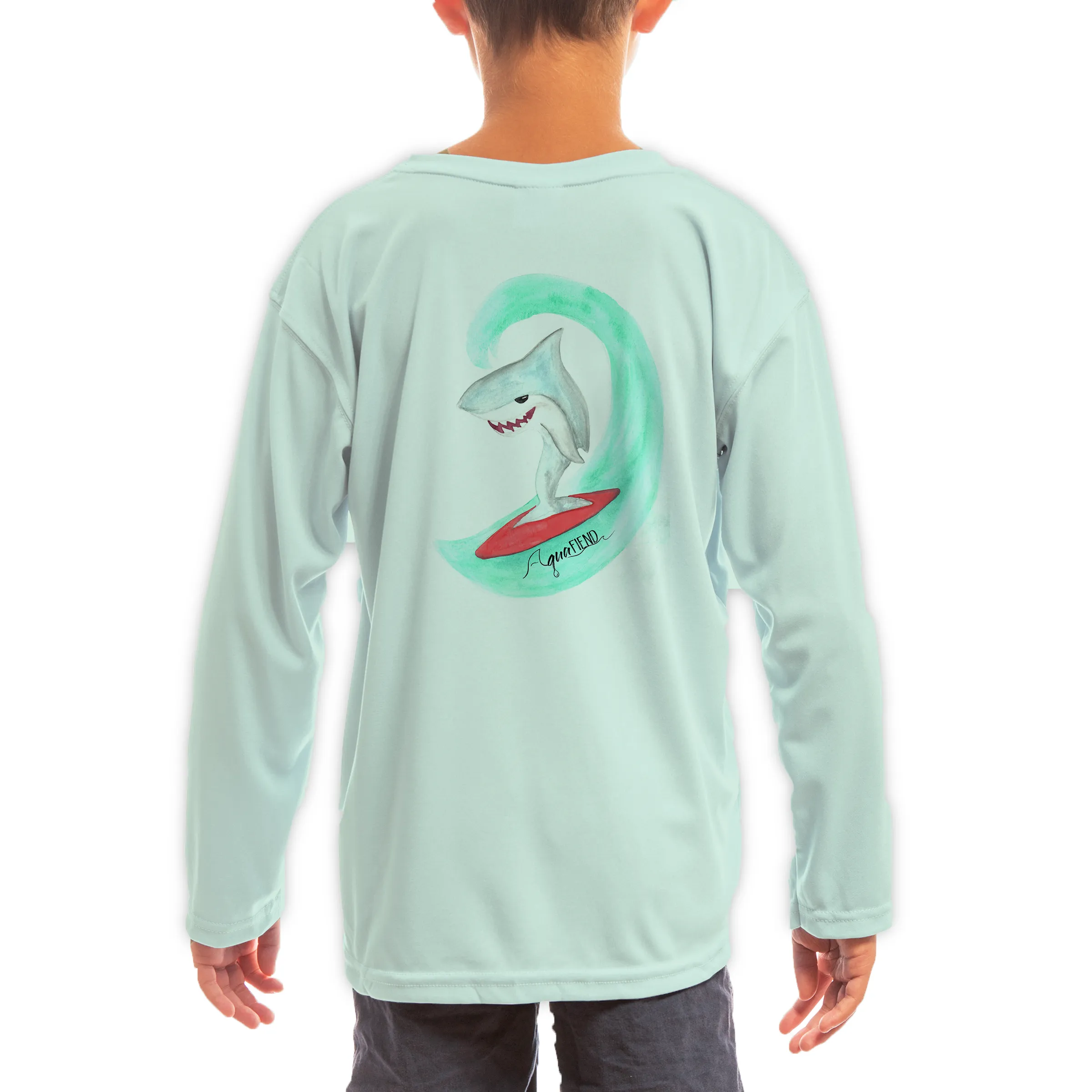 Kids Surfin' Shark Long Sleeve