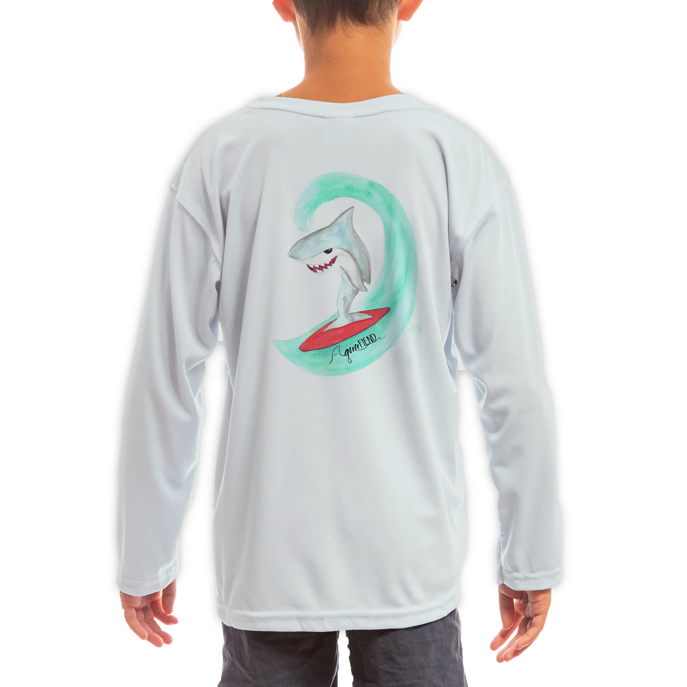 Kids Surfin' Shark Long Sleeve