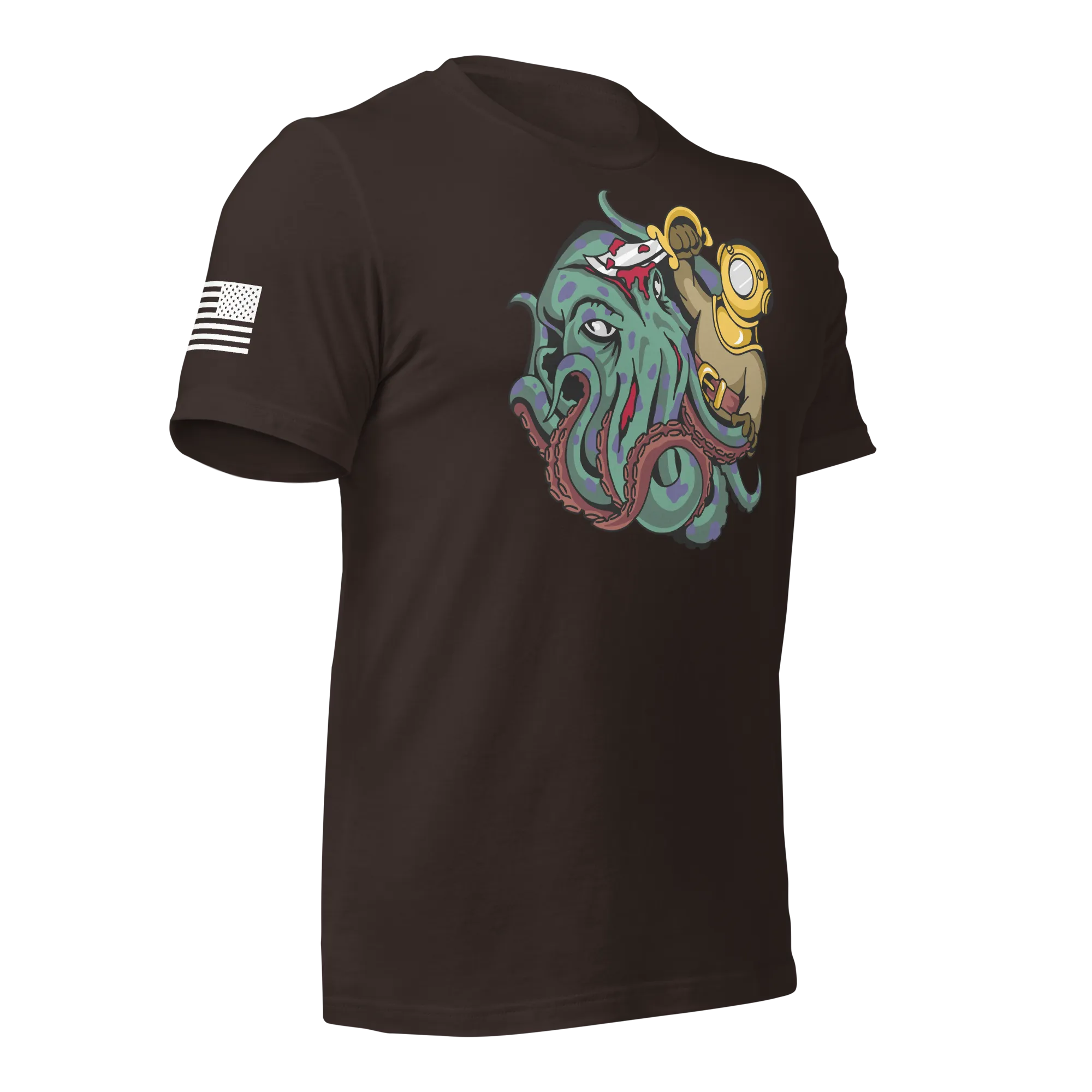 Kraken vs Diver T-Shirt