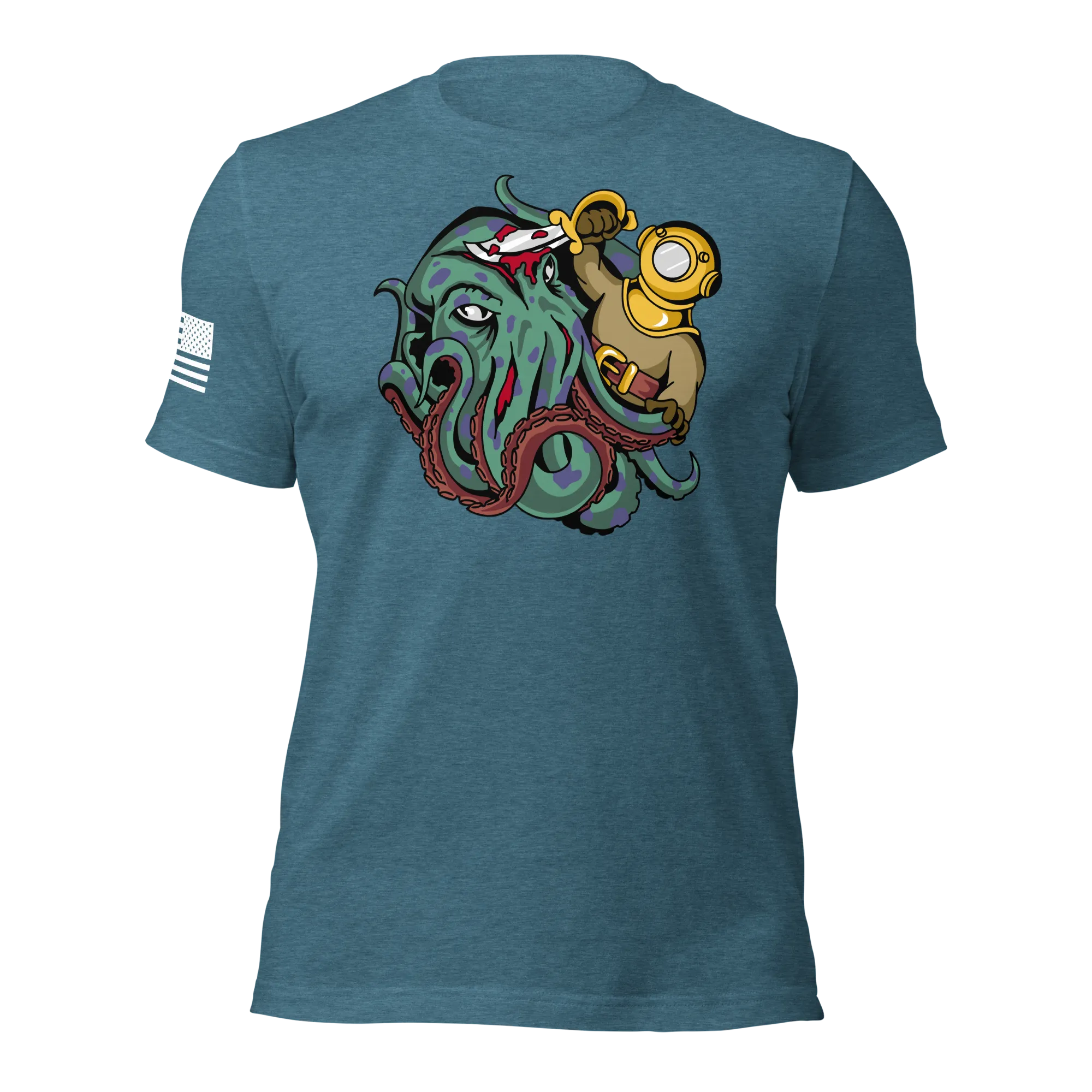 Kraken vs Diver T-Shirt