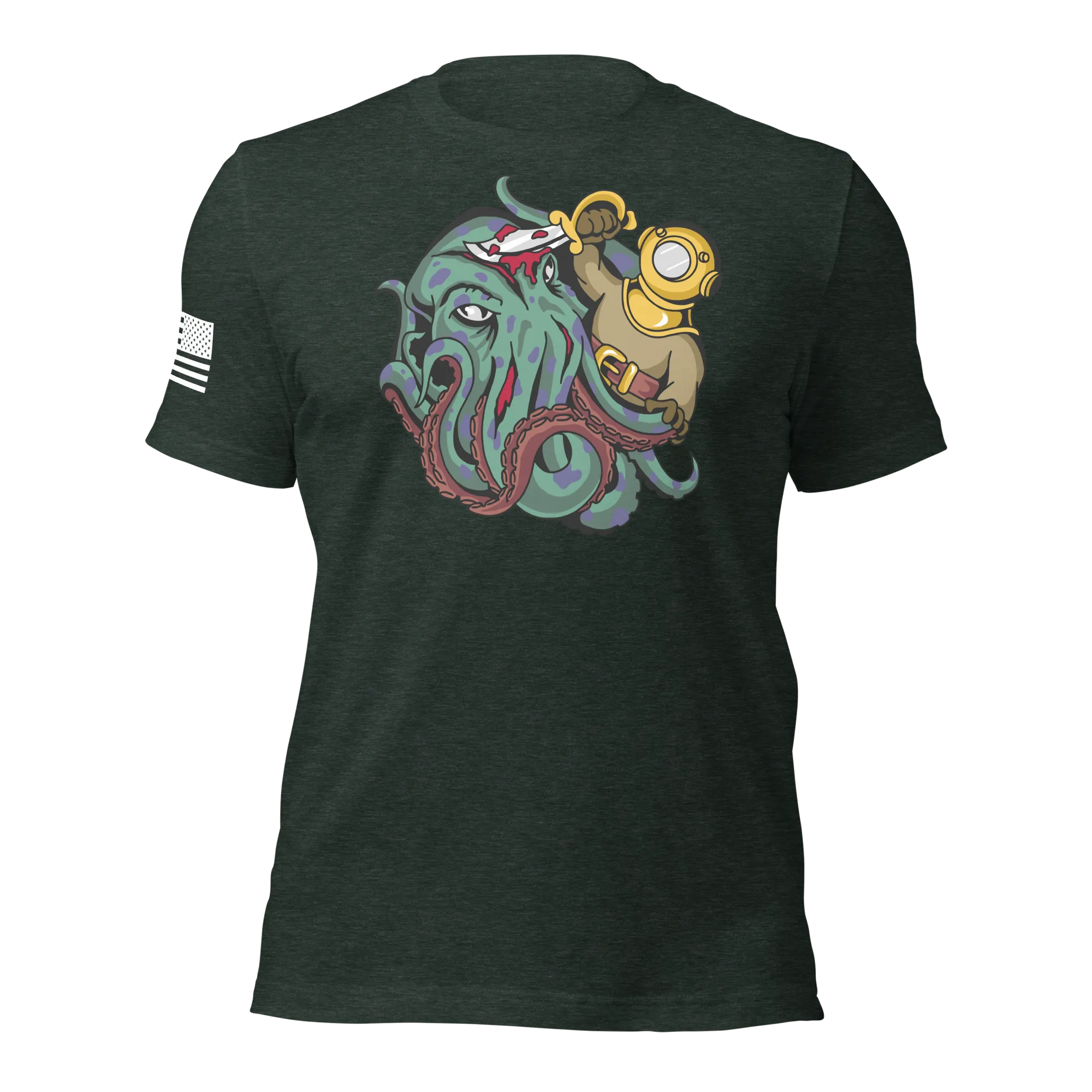 Kraken vs Diver T-Shirt