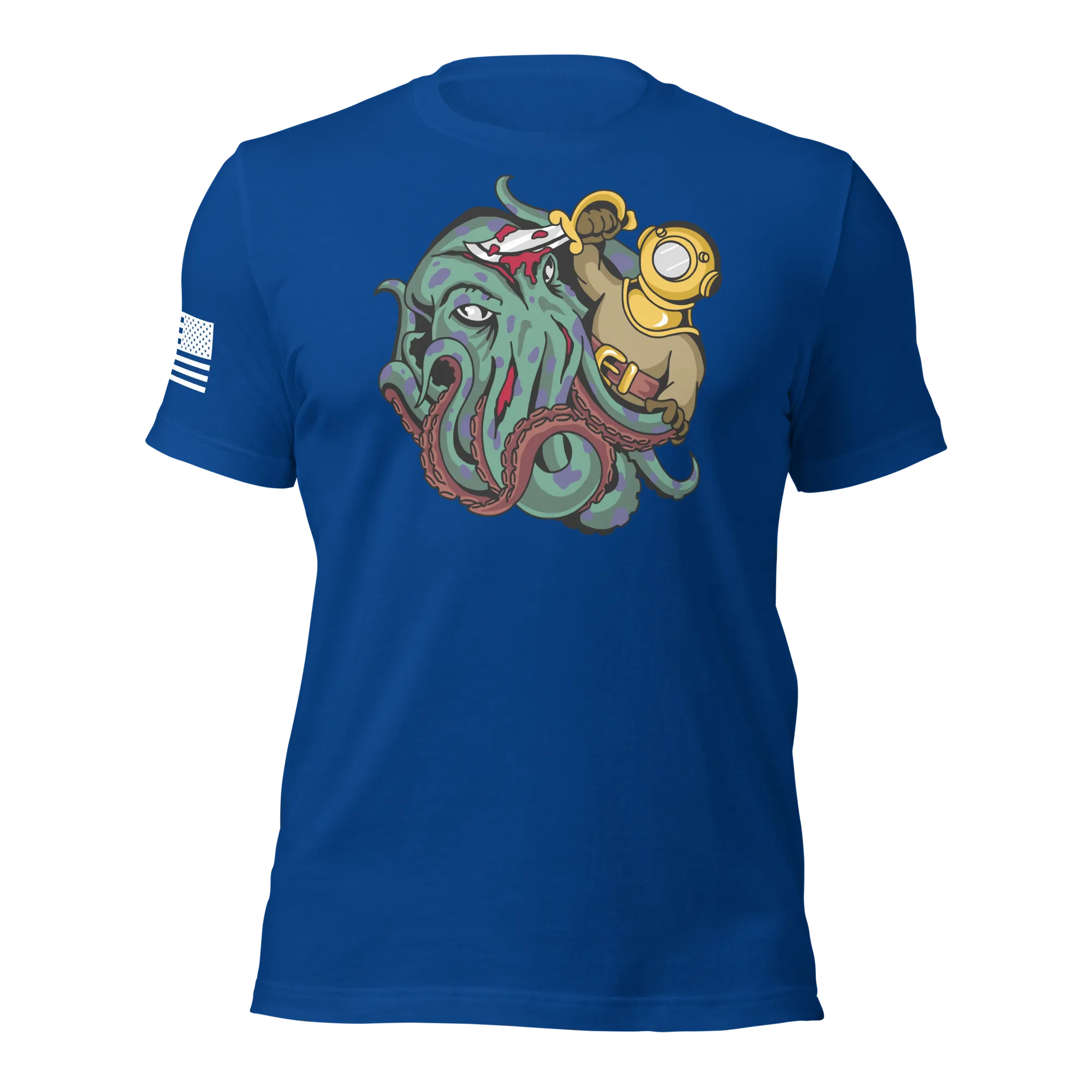 Kraken vs Diver T-Shirt