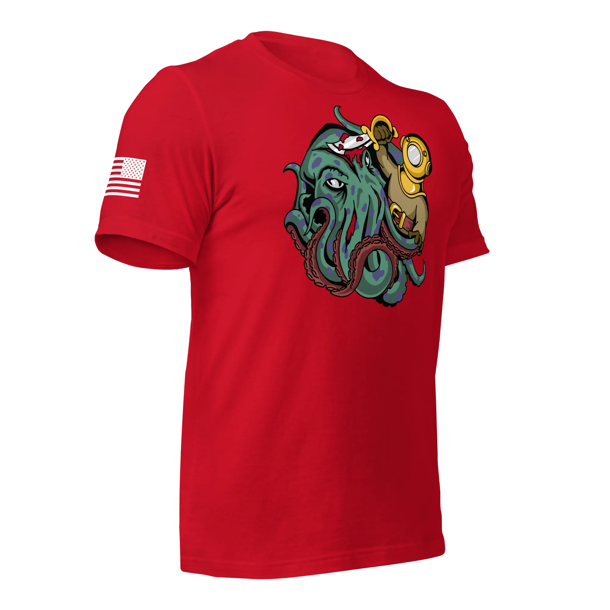 Kraken vs Diver T-Shirt