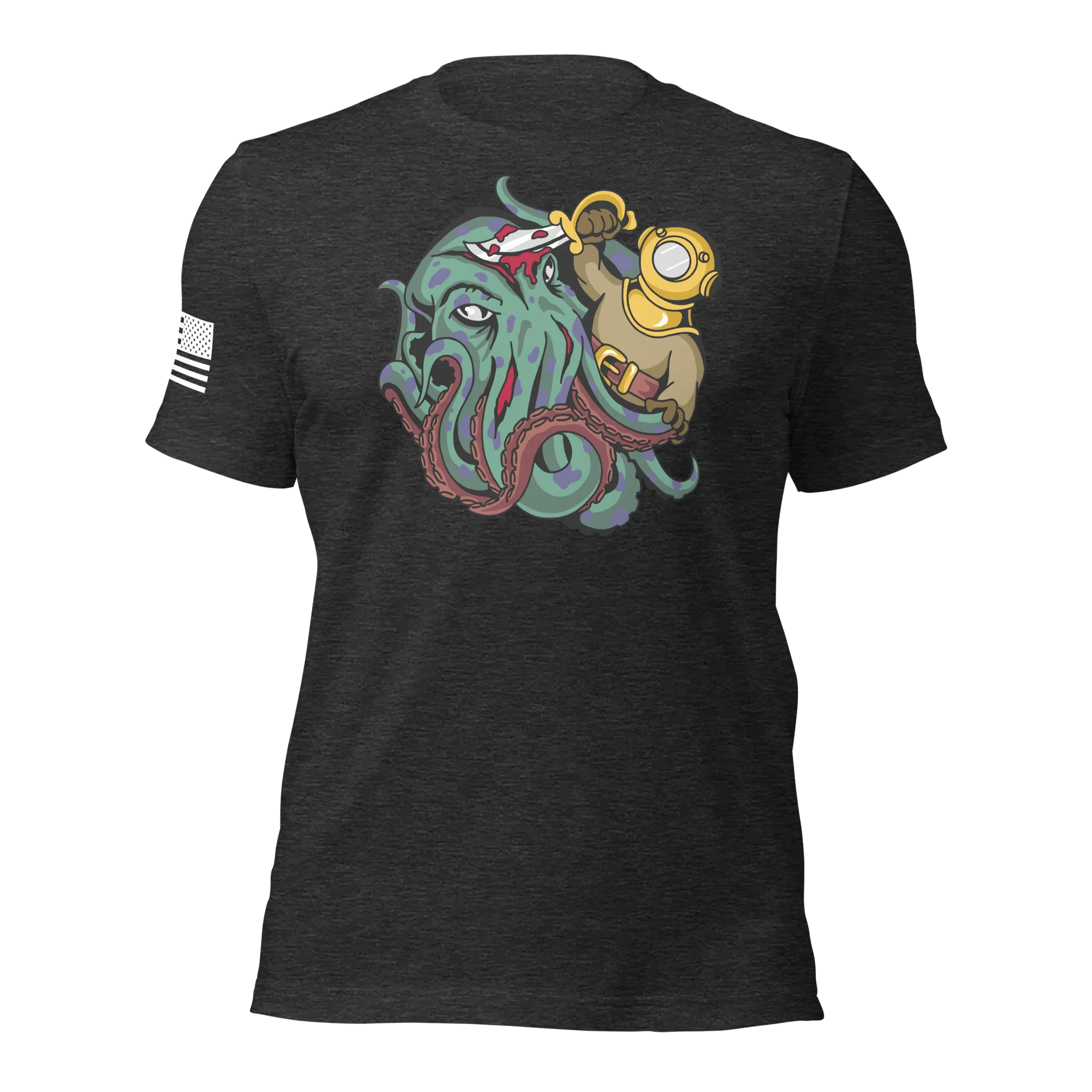 Kraken vs Diver T-Shirt
