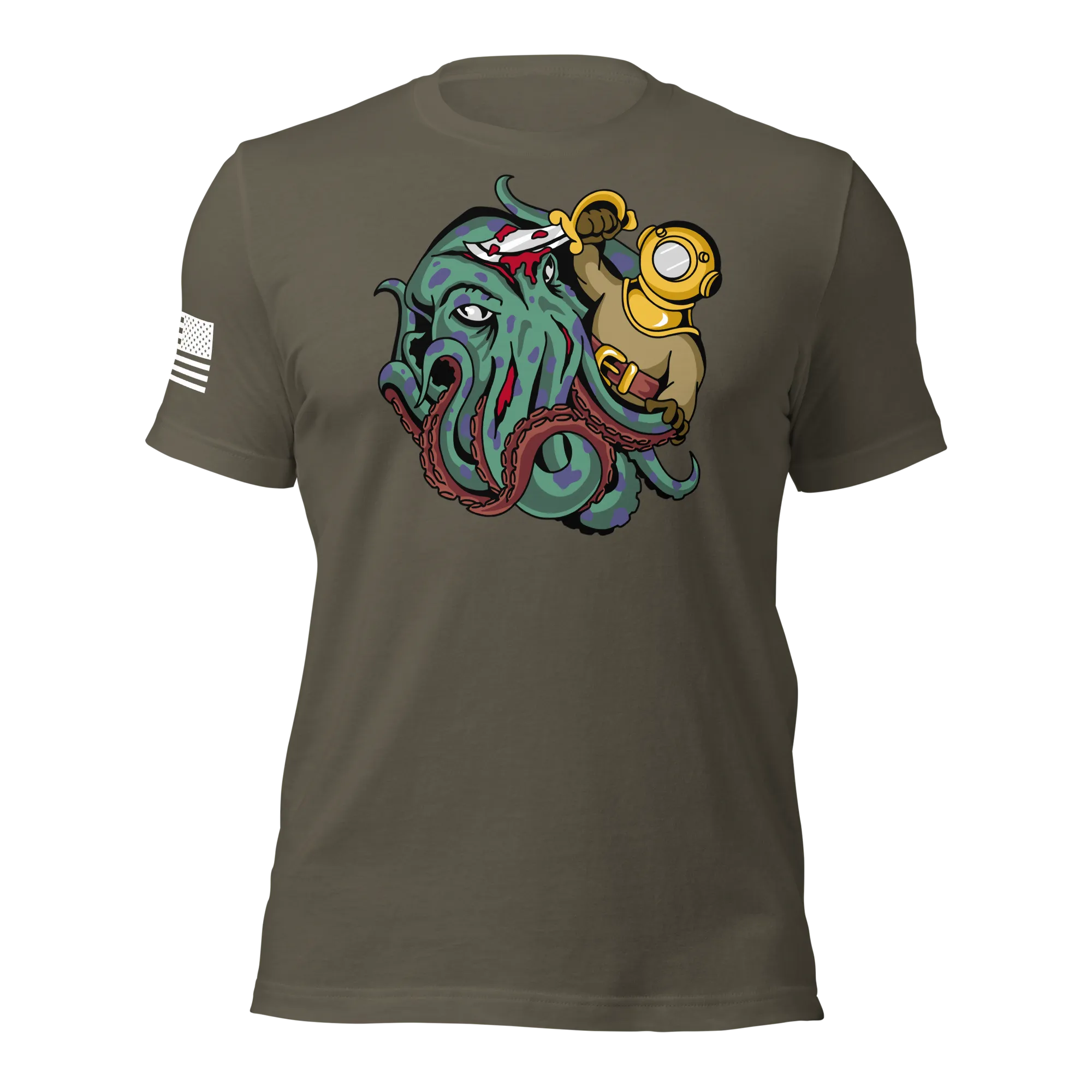 Kraken vs Diver T-Shirt