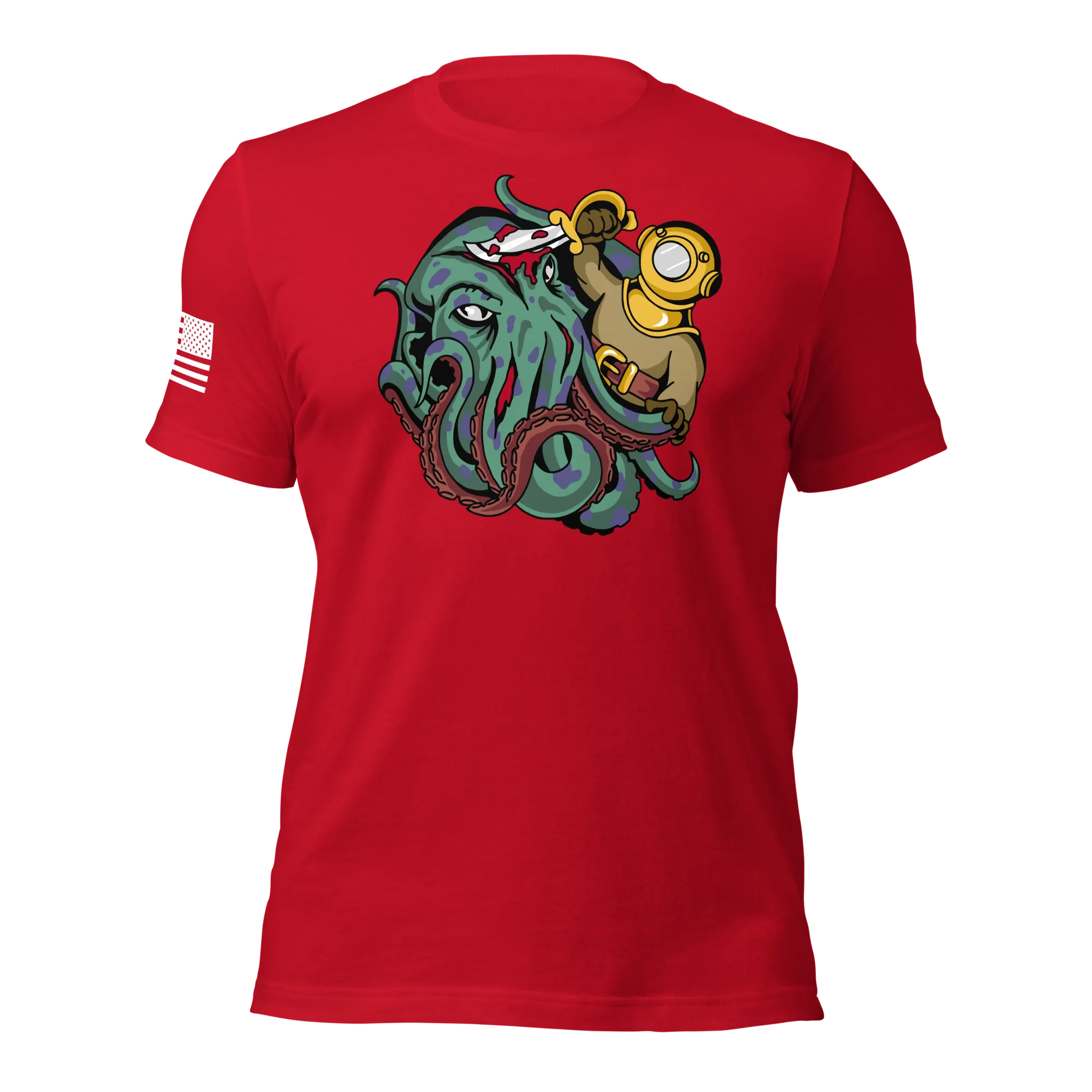 Kraken vs Diver T-Shirt
