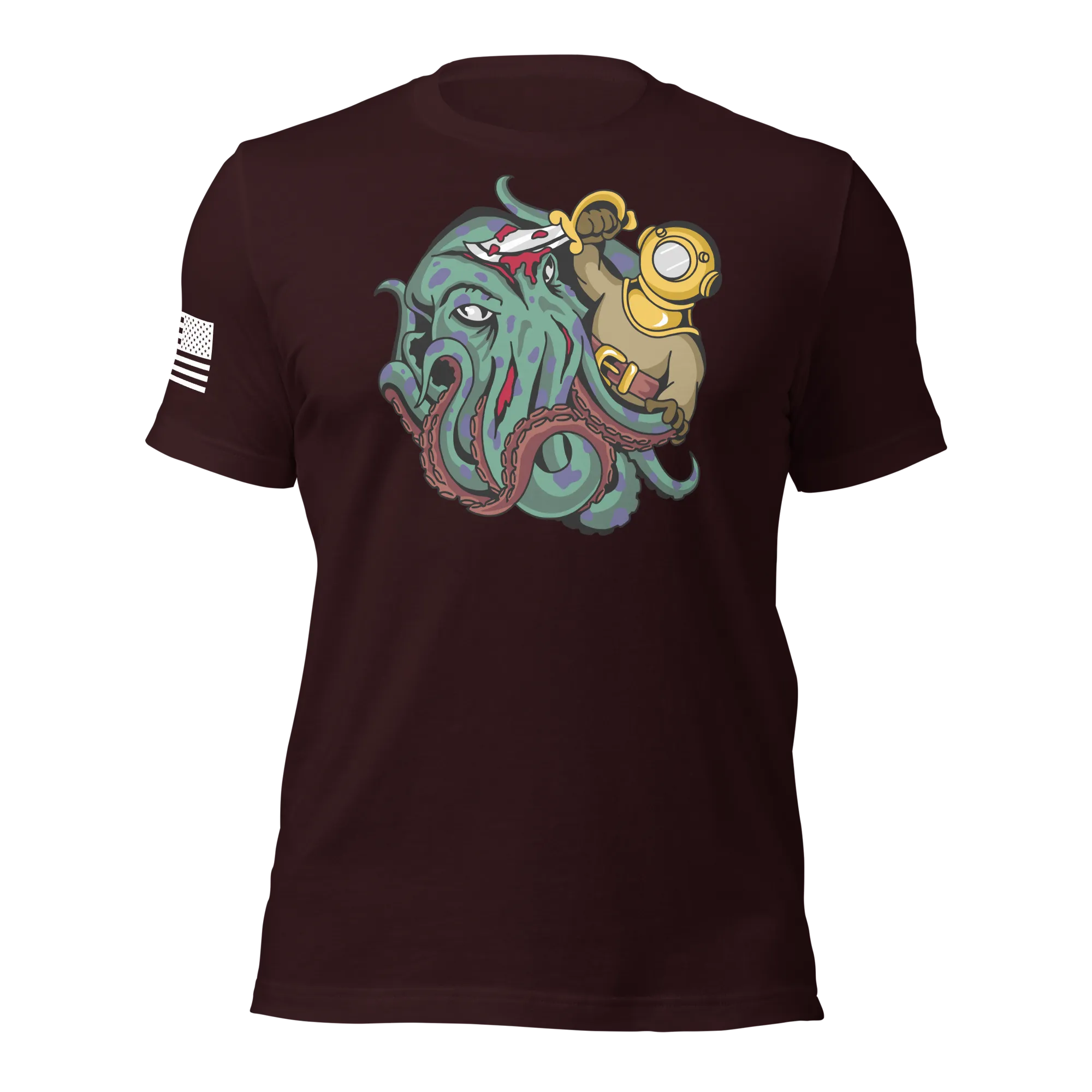 Kraken vs Diver T-Shirt