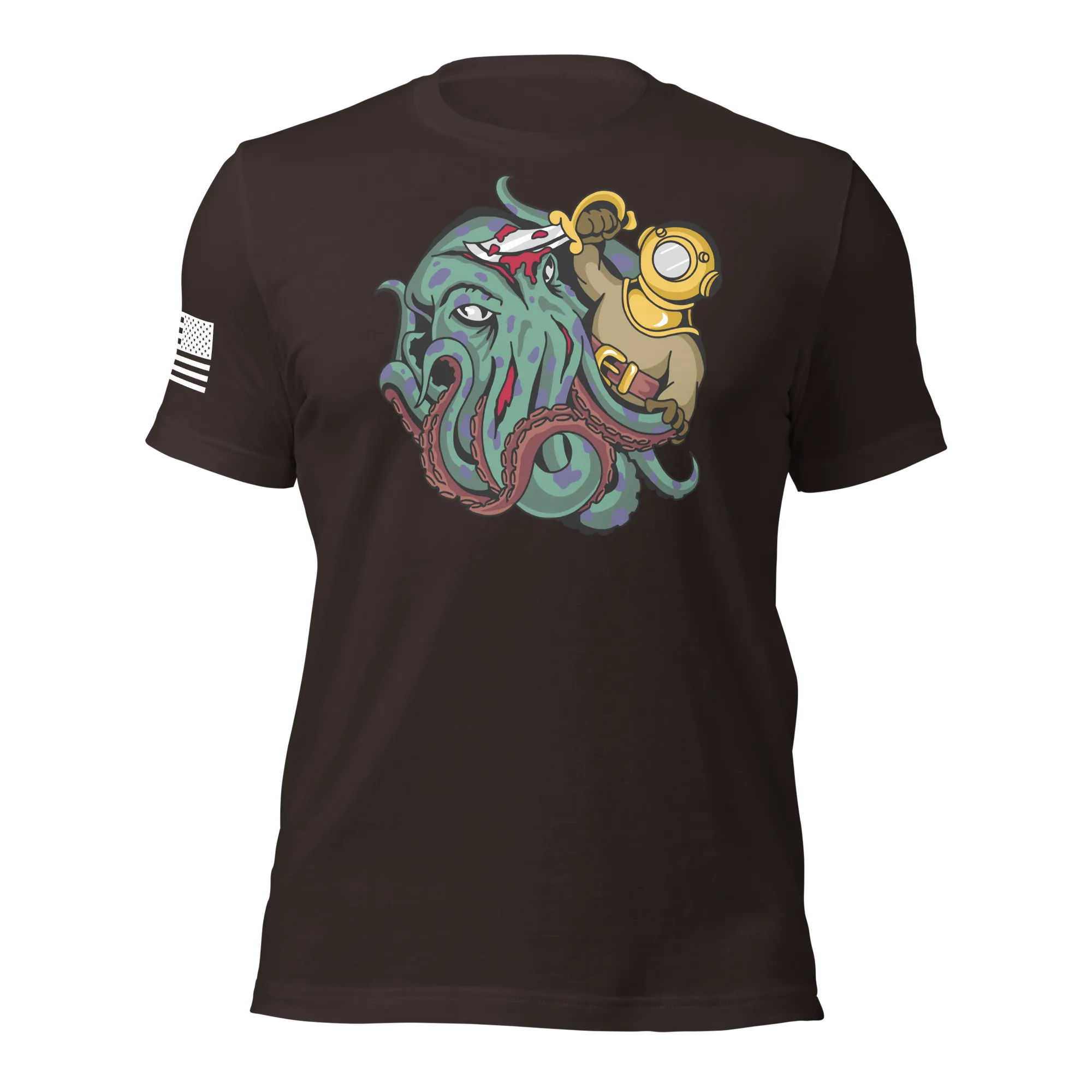 Kraken vs Diver T-Shirt
