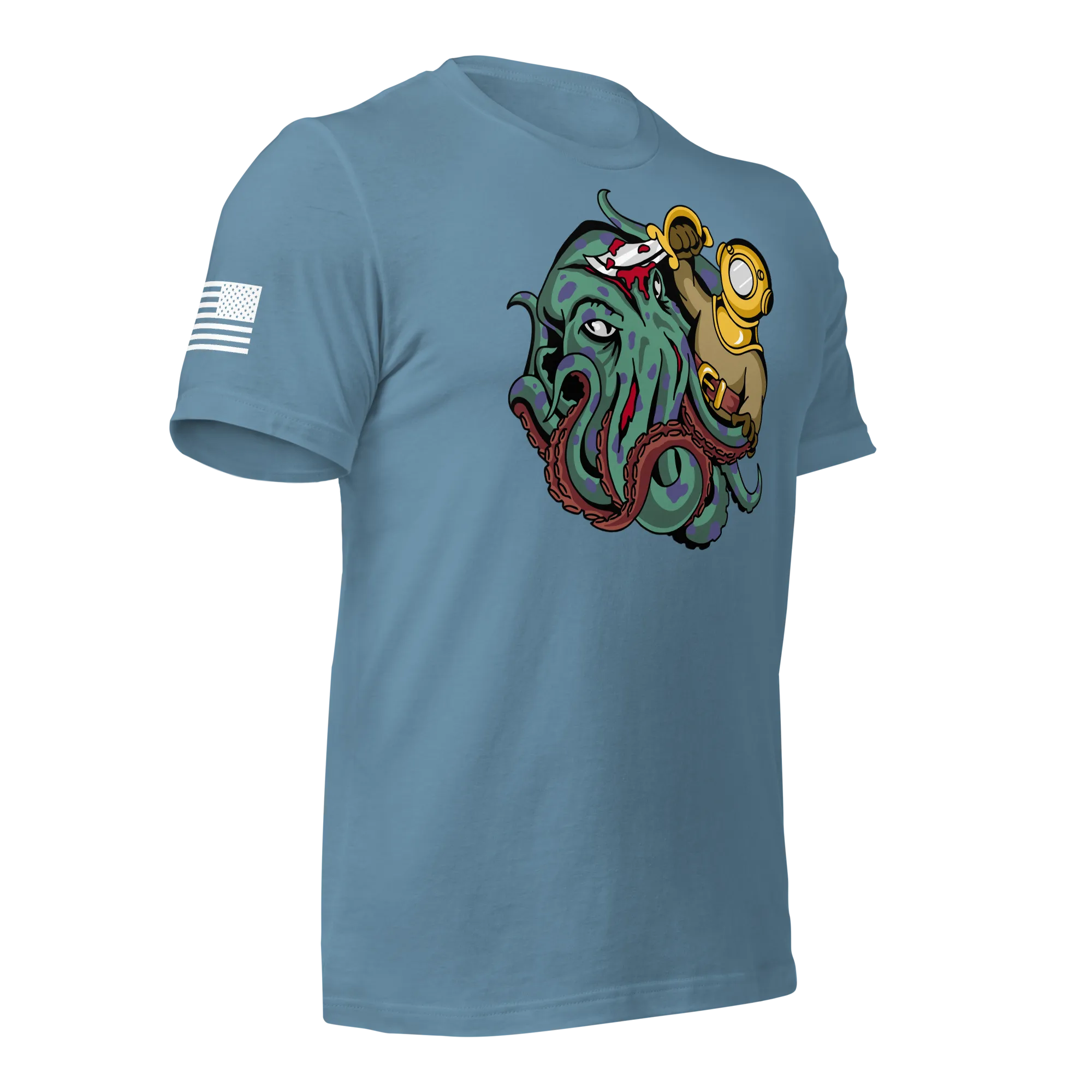 Kraken vs Diver T-Shirt