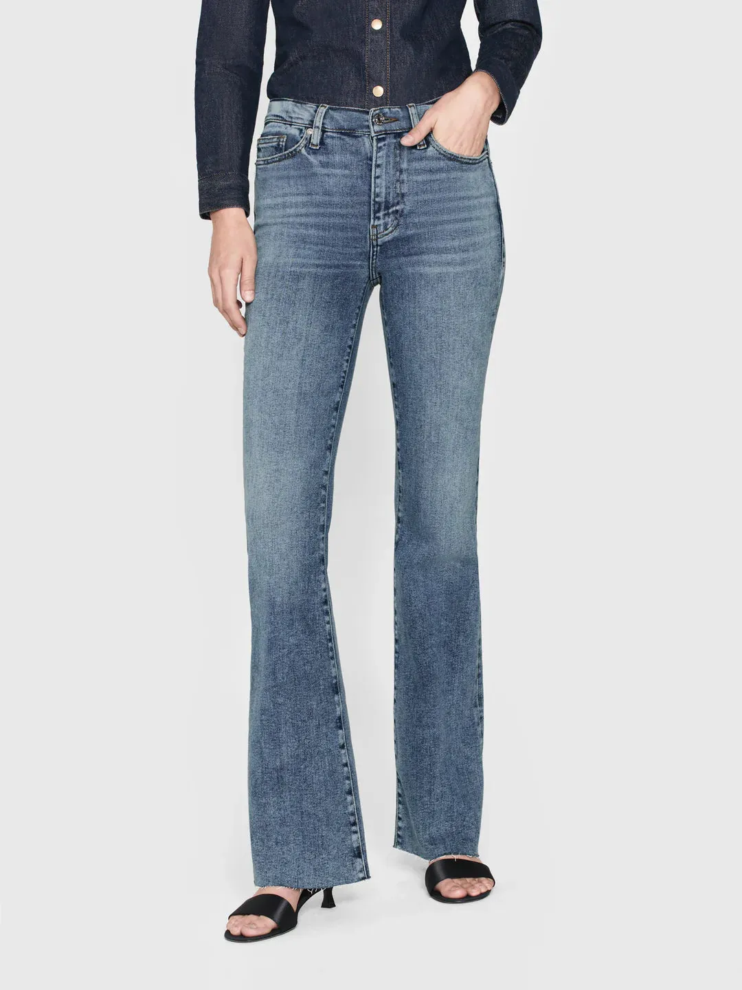 Le Easy Flare in Rowley Raw After