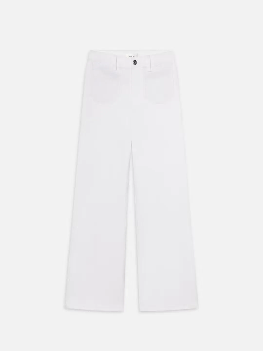 Le Slim Palazzo Modernist Pocket in White