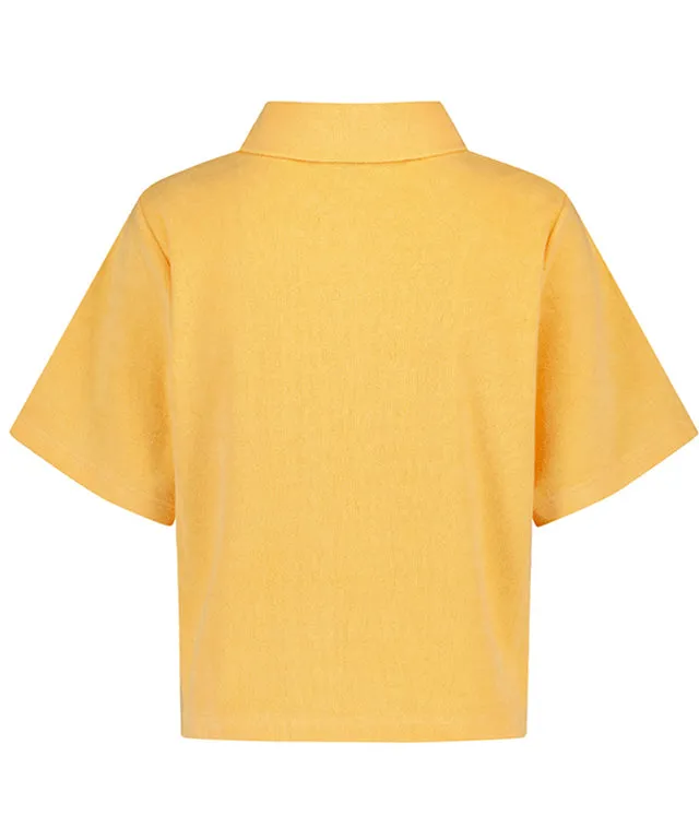 LE SONNET  Cotton Candy Polo T - Yellow