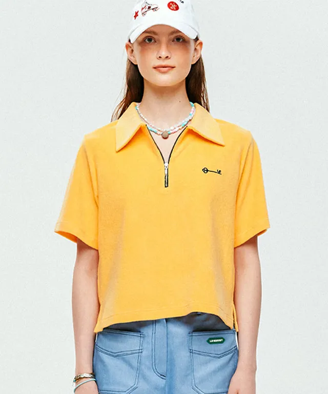 LE SONNET  Cotton Candy Polo T - Yellow