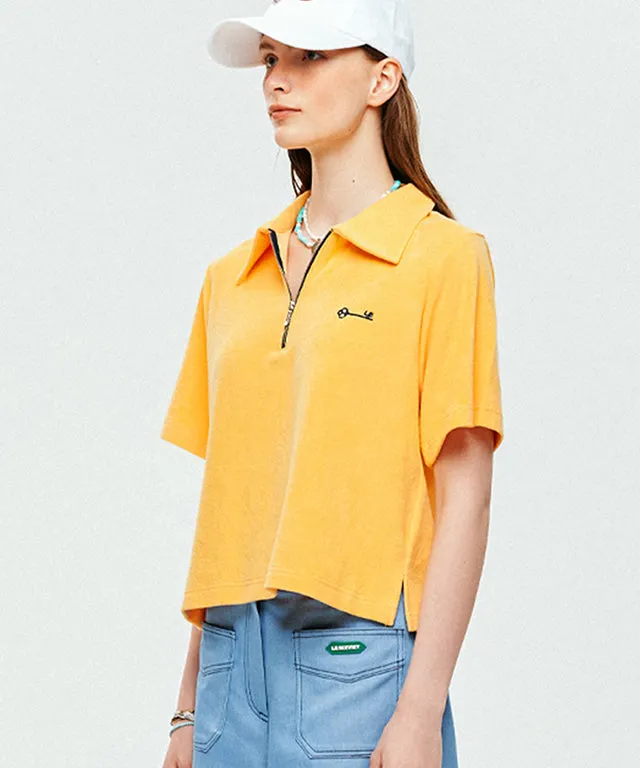 LE SONNET  Cotton Candy Polo T - Yellow