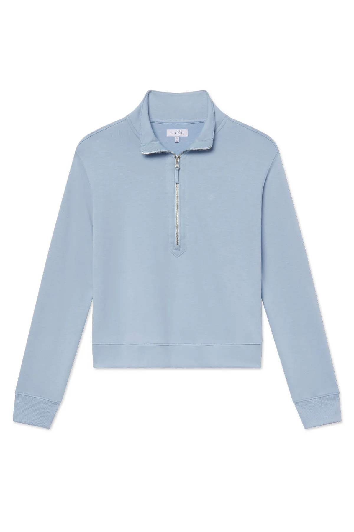 Leisure Quarter Zip in Morning Blue