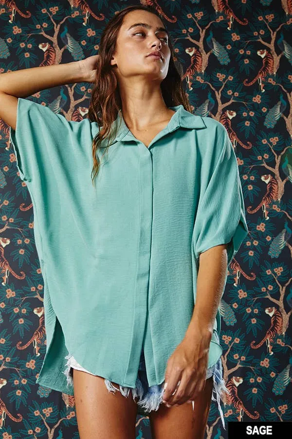 Lemon Dolman Sleeve