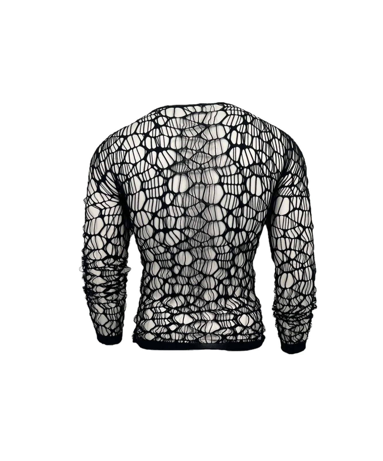 Licorice Mesh Top
