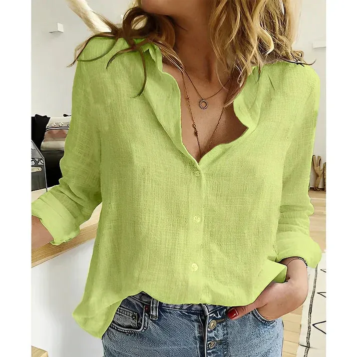 Lightweight, high-quality canvas Laja blouse