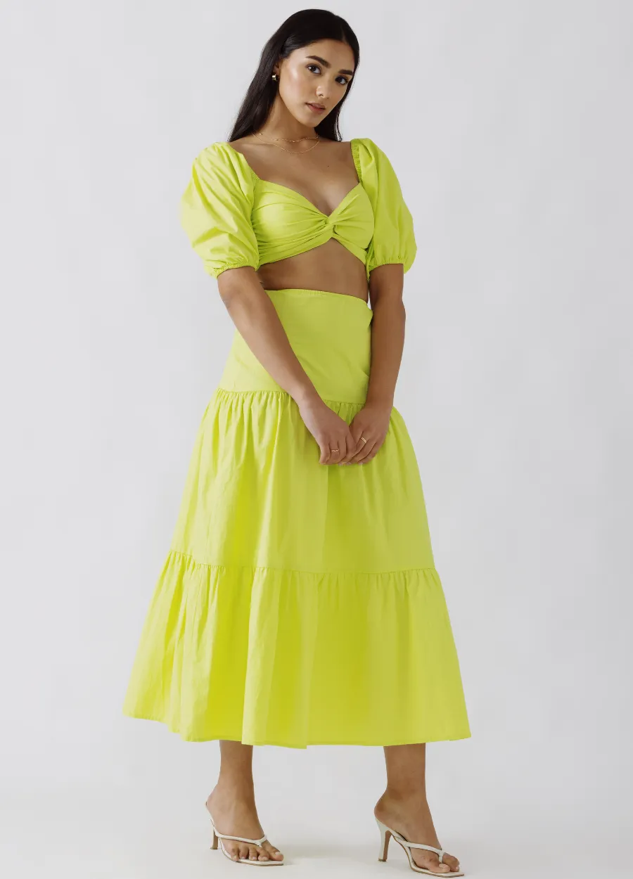 LIME SKIRT