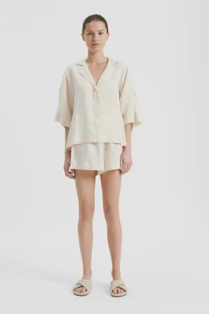 Linen Lounge Short Cloud